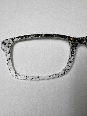 The Black & White Splatter - Otero - Top Frame